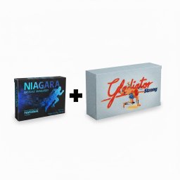 Niagara Potencianvel Frfiaknak - 4 db + Gladitor Strong Kapszula Frfiaknak - 4 db