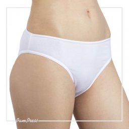 PamPress fehér női bugyi - XL méret