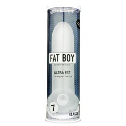 Perfect Fit - Fat Boy Original Ultra Fat - péniszköpeny (19 cm, fehér)