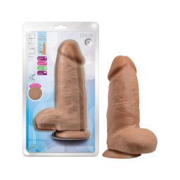 Blush Chub - élethű, tapadótalpas dildó - 18 cm (testszínű)