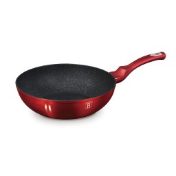 Berlinger Haus Wok serpenyő 28 cm márvány bevonattal Burgundy Edition BH/1267NPR