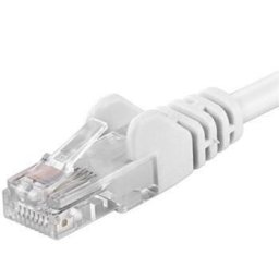 PremiumCord Patch kábel UTP RJ45-RJ45 CAT6 10m fehér