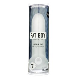 Perfect Fit - Fat Boy Original Ultra Fat - péniszköpeny (19 cm, fehér)