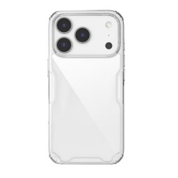 NILLKIN NATURE PRO szilikon telefonvédő (ütésállóság, légpárnás sarok) ÁTLÁTSZÓ Apple iPhone 17 Pro