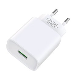 XO CE02D hálózati töltő Type-C aljzat (18W, PD gyorstöltő) FEHÉR