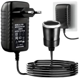 Tápegység Hálózati-autós szivargyújtó adapter DC 12V 2A/AC 100-240V