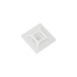 Öntapadós kábelrögzítő tappancs 30x30mm 90°-onként gyorskötöző hellyel (10 db/csomag) LA-TM-30(P10)