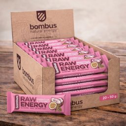 Bombus RAW ENERGY Maracuja & kókusz kínáló 20X50 g