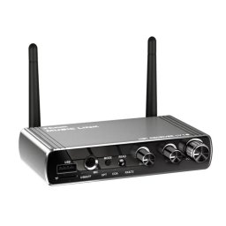Bluetooth 5.4 2-az-1-ben adó/vevő DAC adapter távirányítóval AUX, RCA, optika
