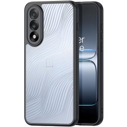 OnePlus Nord 5 / Ace 5 Ultra, Műanyag hátlap védőtok + szilikon keret, hullám minta, Dux Ducis Aimo, áttetsző/fekete