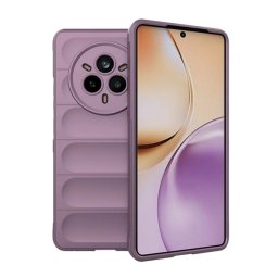 Szilikon telefonvédő (ütésállóság, kameravédő, 3D) LILA Realme 14 Pro