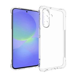 Szilikon telefonvédő (ütésállóság, légpárnás sarok) ÁTLÁTSZÓ Samsung Galaxy A17 5G (SM-A176)