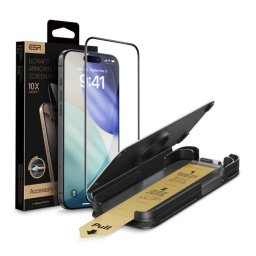 ESR ULTRAFIT ARMORITE PRO képernyővédő üveg (2.5D, 9H + segédkeret) ÁTLÁTSZÓ Apple iPhone 17 Pro Max