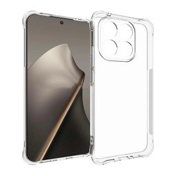 Szilikon telefonvédő (ütésállóság, légpárnás sarok) ÁTLÁTSZÓ Xiaomi 15T