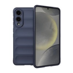 Szilikon telefonvédő (ütésállóság, kameravédő, 3D) SÖTÉTKÉK Samsung Galaxy S25 Edge (SM-S937)