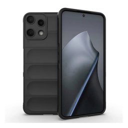 Szilikon telefonvédő (ütésállóság, kameravédő, 3D) FEKETE Nothing Phone (3a) Lite