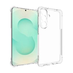 Szilikon telefonvédő (ütésállóság, légpárnás sarok) ÁTLÁTSZÓ Samsung Galaxy S26 Plus (SM-S947)