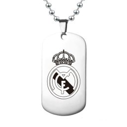 Acél Real Madrid nyaklánc