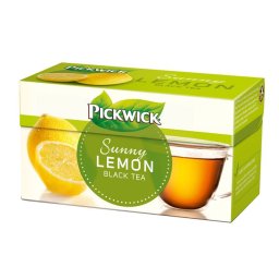 PICKWICK Fekete tea, 20x1,5 g, PICKWICK, citrom