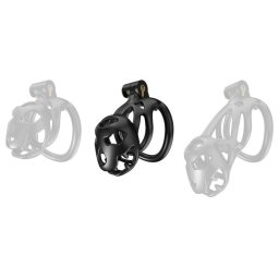 Bouh - prmium frfi jelmezkiegszt zr (8 x 3,5 cm, fekete)