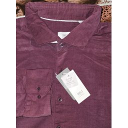 Eterna 1863 comfort fit bordó bársony anyagú ing, 50