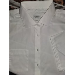 Eterna Meisterhaft 1863 modern fit fehér rövid ujjú ing, 45