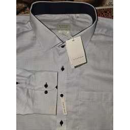 Eterna Meisterhaft 1863 comfort fit kék szőttes ing, 50