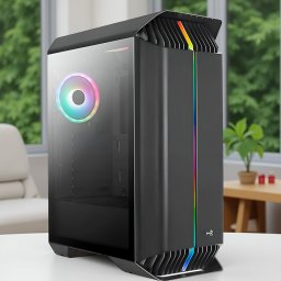 AEROCOOL Gladiator Vízhűtéses Ryzen 7 5700/16GB/1TB NVME/RX9060XT 16GB Gamer PC