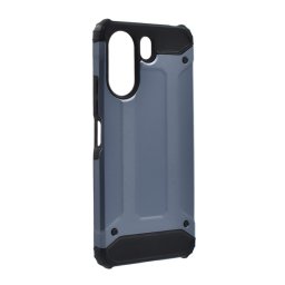 Defender szilikon telefonvédő (ütésállóság, légpárnás sarok, fémhatás) SÖTÉTKÉK Xiaomi Redmi 13C 4G, Poco C65