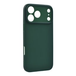 Szilikon telefonvédő (matt) SÖTÉTZÖLD Apple iPhone 17 Pro
