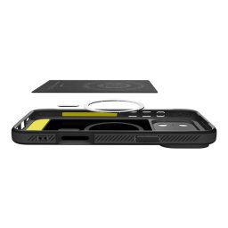 SPIGEN tok RUGGED ARMOR MAG kompatibilis a MagSafe készülékkel az IPHONE 17 Pro Max számára matt fekete színű