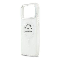 KARL LAGERFELD IML KARL RSG LOGO MAGSAFE szilikon telefonvédő (műanyag hátlap, ütésállóság, MagSafe) ÁTLÁTSZÓ Apple iPhone 17 Pro