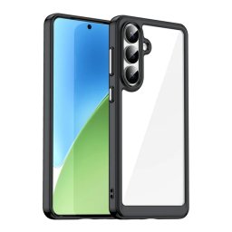 Szilikon telefonvédő (ütésállóság, átlátszó hátlap) FEKETE Samsung Galaxy S26 Plus (SM-S947)