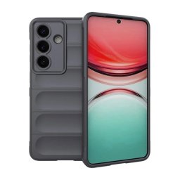 Szilikon telefonvédő (ütésállóság, kameravédő, 3D) SÖTÉTSZÜRKE Samsung Galaxy S26 Plus (SM-S947)