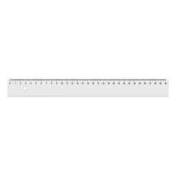 Vonalzó, műanyag, 30 cm, KOH-I-NOOR