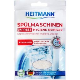 Mosogatógép tisztító por, 30 g, HEITMANN "Express"