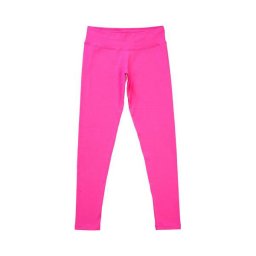 Magasított derekú vékony legging - pink rózsaszín - 128-134 méret