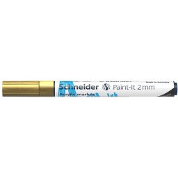 SCHNEIDER Dekormarker, akril, 2 mm, SCHNEIDER "Paint-It 310", arany