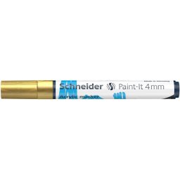 SCHNEIDER Dekormarker, akril, 4 mm, SCHNEIDER "Paint-It 320", arany