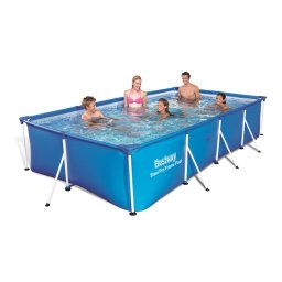 Bestway 400x201x81cm fémvázas medencetest 56405