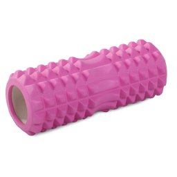 Masszázs fitness görgő ROLLER YOGA 32x13cm, Fekete