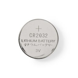 Nedis BALCR20325BL - Lítium gombelem CR2032 | 3 V | 5 db | Blistr