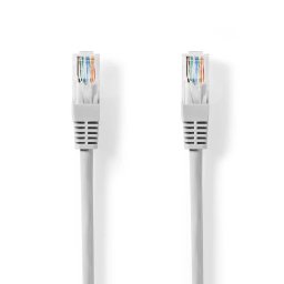 Nedis CCGL85230GY20 - Hálózati kábel CAT6 U/UTP | RJ45 dugó | RJ45 dugó | 2,00 m | Kerek | PVC | Szürke