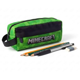 Ovális két rekeszes Minecraft tolltartó
