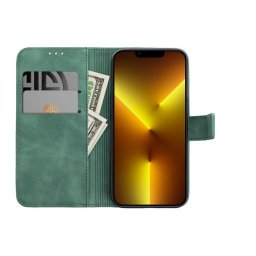 TENDER könyvtok Xiaomi Redmi Note 14 4G - zöld