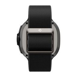 SPIGEN LITE FIT pótszíj (egyedi méret, textil) FEKETE Samsung Galaxy Watch 8 eSIM 44mm (SM-L335), Galaxy Watch 8 eSIM 40mm (SM-L325), Galaxy Watch 8 Classic 46mm (SM-L500)