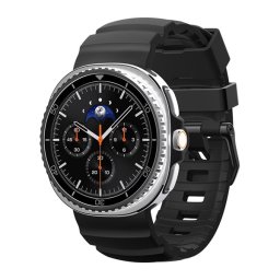 SPIGEN WBS2 pótszíj (egyedi méret, szilikon, állítható) FEKETE Samsung Galaxy Watch 8 40mm (SM-L320), Galaxy Watch 8 44mm (SM-L330), Galaxy Watch 8 Classic eSIM 46mm (SM-L505)