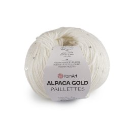 Kötő fonal Alpaca Gold flitteres 50 g