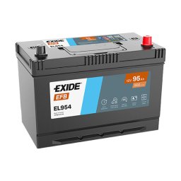 EXIDE Start-Stop EFB EL954 95Ah 800A autó akkumulátor JOBB+