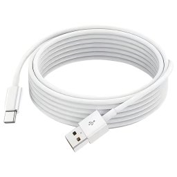 USB Type-C töltőkábel vibrátorhoz és szexjátékokhoz (fehér)